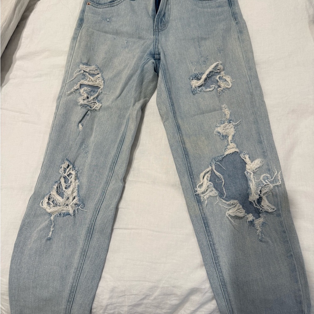 Wild Fable Light Blue Distressed Boyfriend Jeans